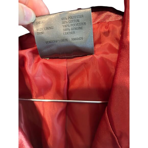 Wilson’s Leather Double Breasted Coat Large NWT - Picture 5 of 5